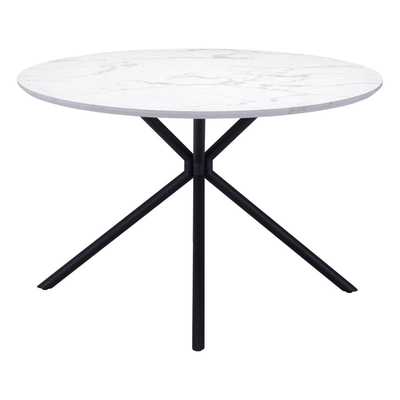 Amiens Dining Table White Dining Tables LOOMLAN By Zuo Modern
