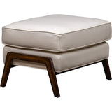 Anastasia Rectangular Leather Ottoman-Ottomans-Olivia + Quinn-LOOMLAN