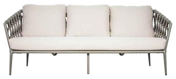 Andaman 3 Seat Sofa - Light Gray Outdoor Sofa-Outdoor Sofas & Loveseats-Seasonal Living-LOOMLAN