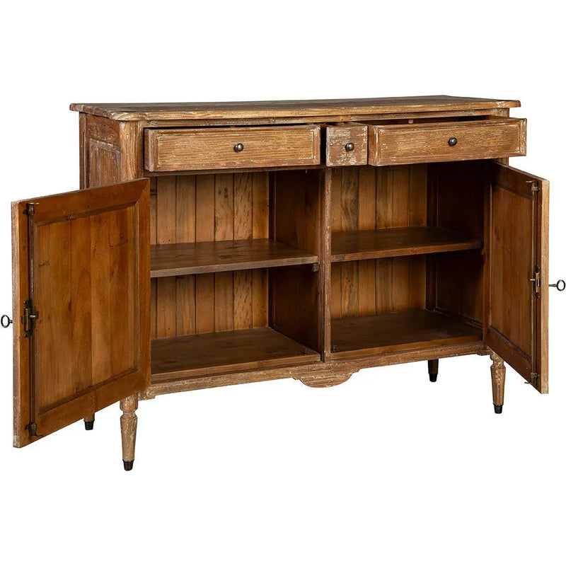 Anderson Wooden Brown Hall Cabinet-Accent Cabinets-Furniture Classics-LOOMLAN