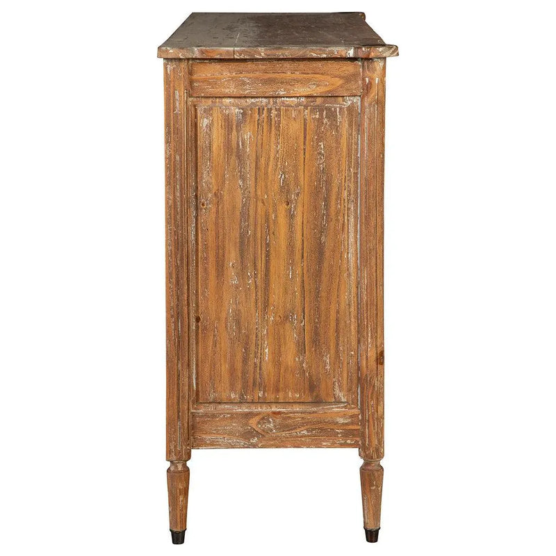 Anderson Wooden Brown Hall Cabinet-Accent Cabinets-Furniture Classics-LOOMLAN