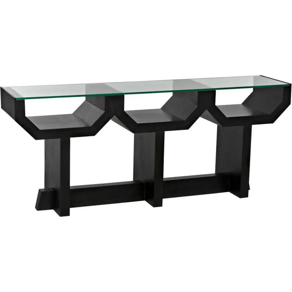 Ando Console Sofa Table - LOOMLAN - Noir - Console Tables