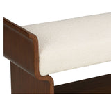 Ando Wood Framed Bedroom Bench-Bedroom Benches-Wildwood-LOOMLAN