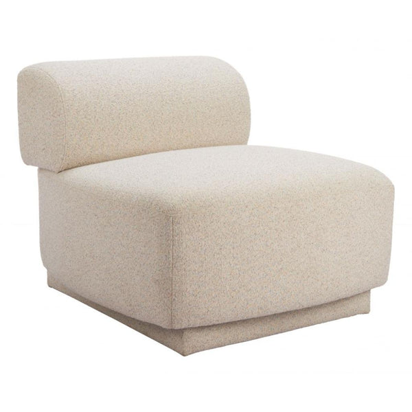 Anese Textured Fabric Club Chair