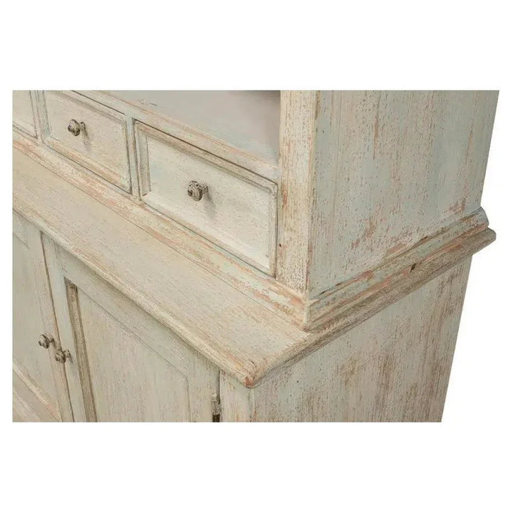 Angelique Bookcase With Cabinets and Drawers - LOOMLAN - Sarreid - Bookcases