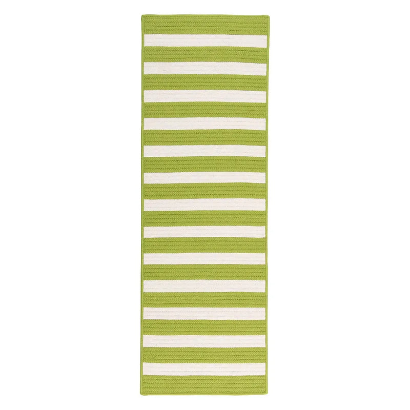 Aniston Runner Outdoor Rugs-Outdoor Rugs-Colonial Mills-Green-2' x 4'-LOOMLAN