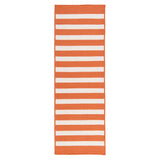 Aniston Runner Outdoor Rugs-Outdoor Rugs-Colonial Mills-Orange-2' x 4'-LOOMLAN