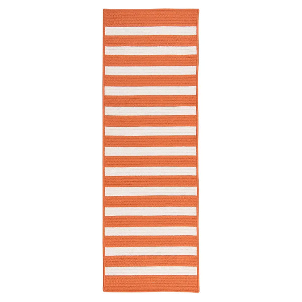 Aniston Runner Outdoor Rugs-Outdoor Rugs-Colonial Mills-Orange-2' x 4'-LOOMLAN