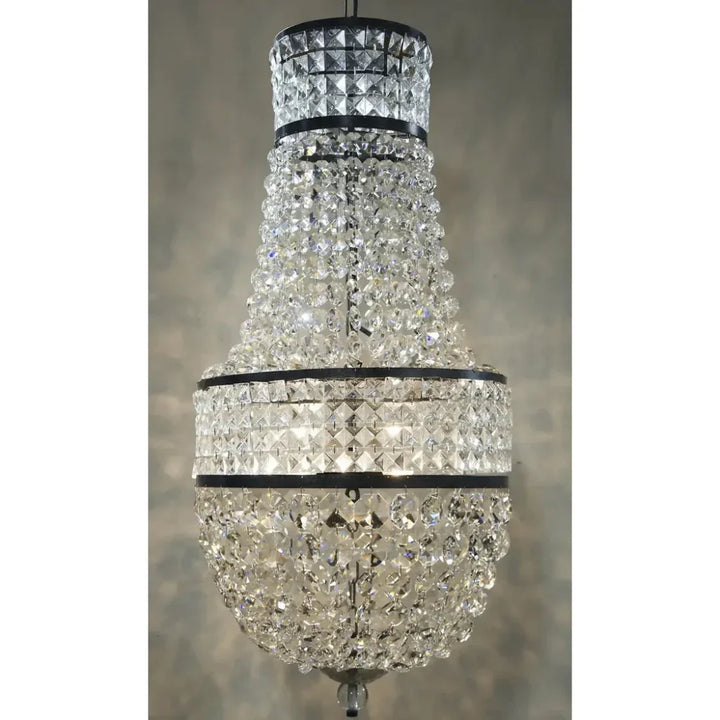 Anna Black Steel Chandelier - LOOMLAN - Noir - Chandeliers