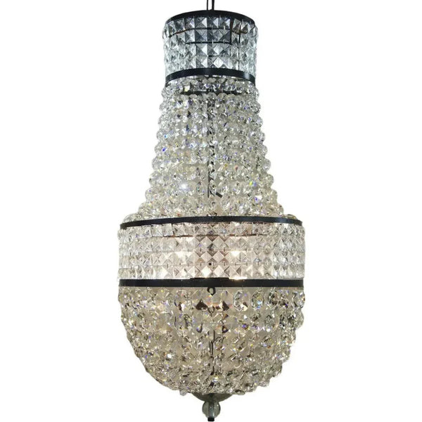 Anna Black Steel Chandelier - LOOMLAN - Noir - Chandeliers