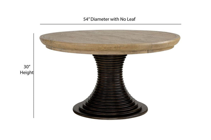 Anniversary Round Dining Set 6PC-Dining Table Sets-Panama Jack-LOOMLAN