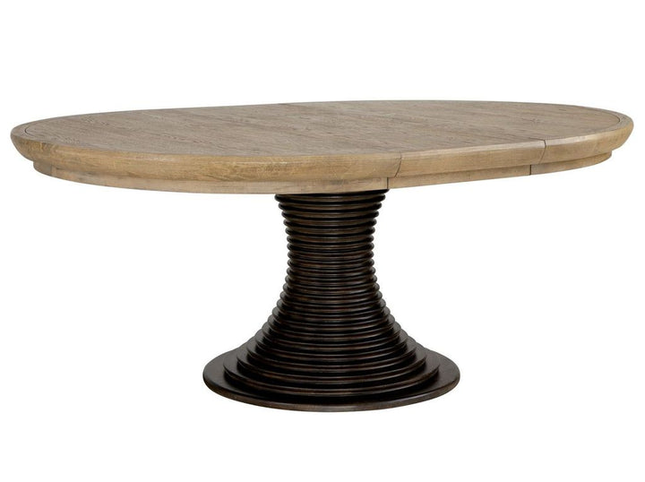 Anniversary Round Dining Set 8PC-Dining Table Sets-Panama Jack-LOOMLAN