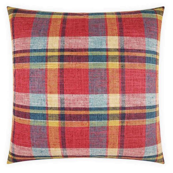 Ansel Red Throw Pillow