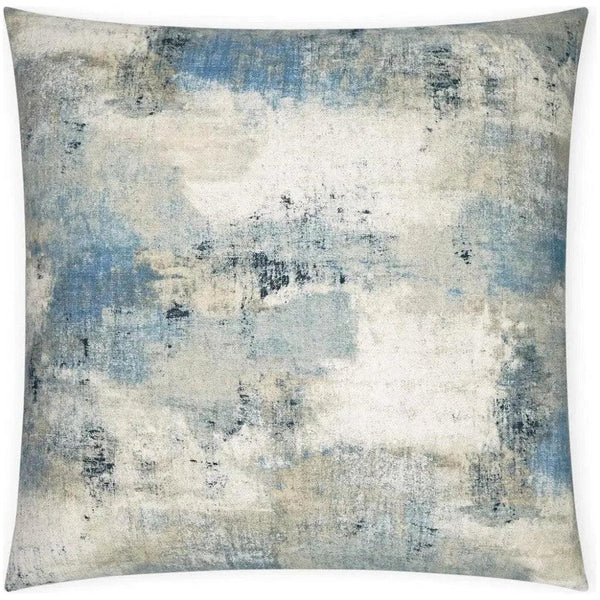 Antalya Denim Abstract Blue Large Throw Pillow Insert - LOOMLAN - D.V. Kap - Throw Pillows