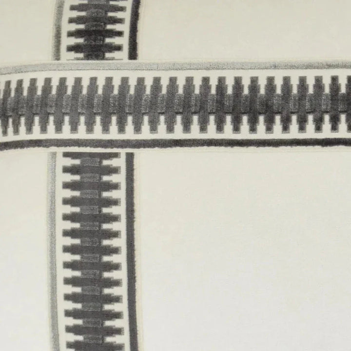 Antibes II Grey Throw Pillow With Insert - LOOMLAN - D.V. Kap - Throw Pillows