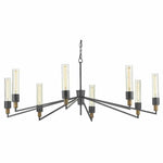 Antique Black Reclaimed Wood Delgado Chandelier