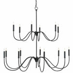 Antique Black Tirrell Medium Chandelier