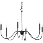 Antique Black Tirrell Small Chandelier