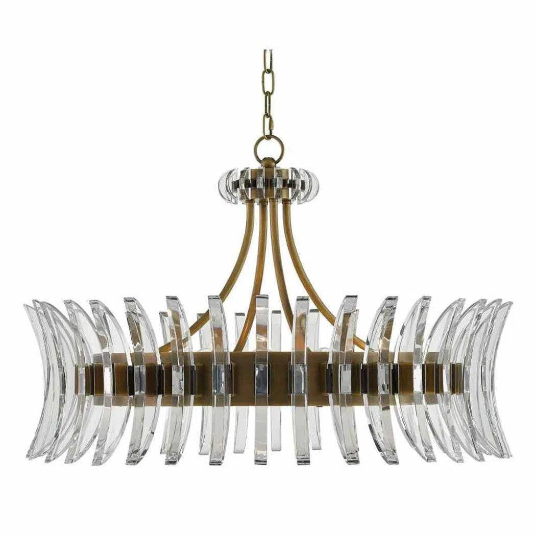 Antique Brass Coquette Chandelier