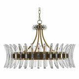 Antique Brass Coquette Chandelier