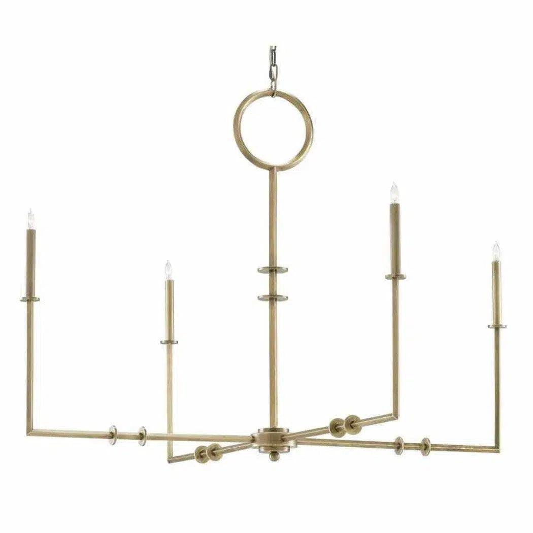 Antique Brass Rogue Chandelier