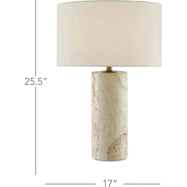 Antique Brass Vespera Table Lamp - LOOMLAN - Currey & Co - Table Lamps