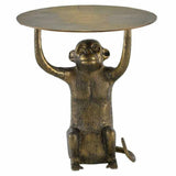 Antique Gold Abu Accent Table