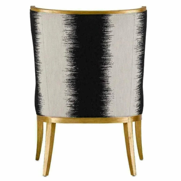 Antique Gold Garson Kona Chair - LOOMLAN - Currey & Co - Accent Chairs