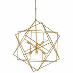 Antique Gold Leaf Aerial Gold Chandelier