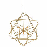 Antique Gold Leaf Aerial Gold Chandelier