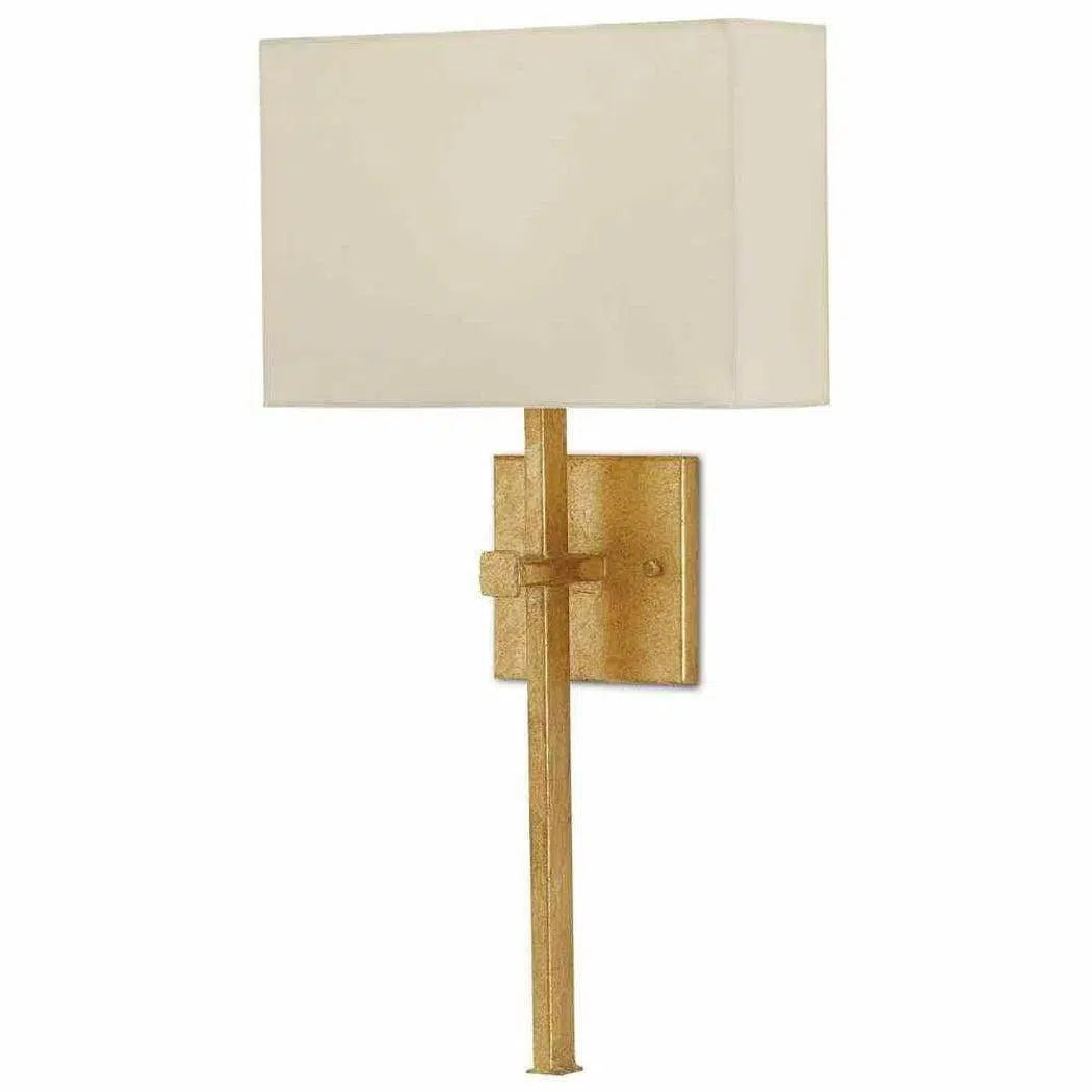 Antique Gold Leaf Ashdown Gold Wall Sconce