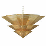 Antique Gold Leaf Hanway Chandelier