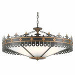 Antique Gold Moss Gray Berkeley Chandelier