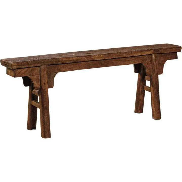 Antique Peasant Bench - LOOMLAN - Furniture Classics - Bedroom Benches