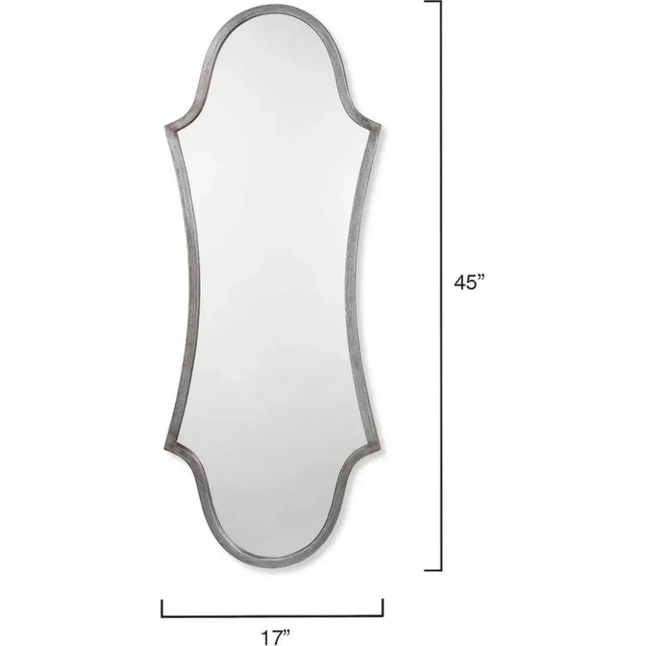 Antique Silver Aluminum Fairy Tale Wall Mirror - LOOMLAN - Jamie Young - Wall Mirrors