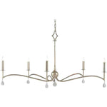 Antique Silver Leaf Natural Serilana Chandelier