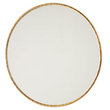 Antiqued Gold Edged Mirror-Wall Mirrors-Furniture Classics-LOOMLAN