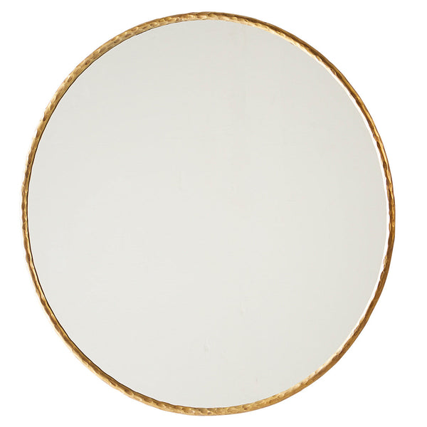 Antiqued Gold Edged Mirror-Wall Mirrors-Furniture Classics-LOOMLAN