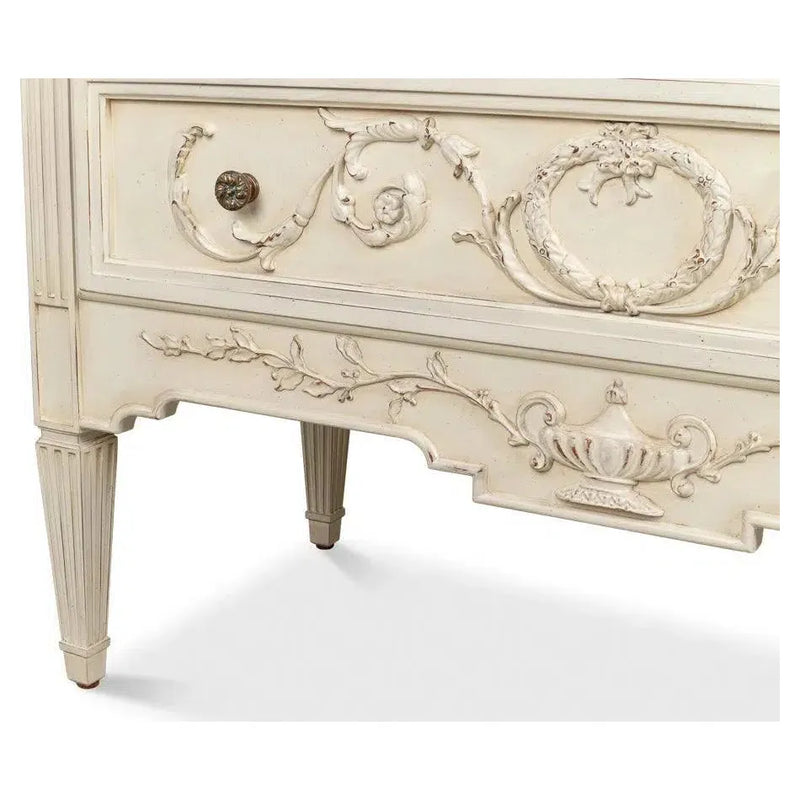 Antoinette Chest Of Two Drawers White