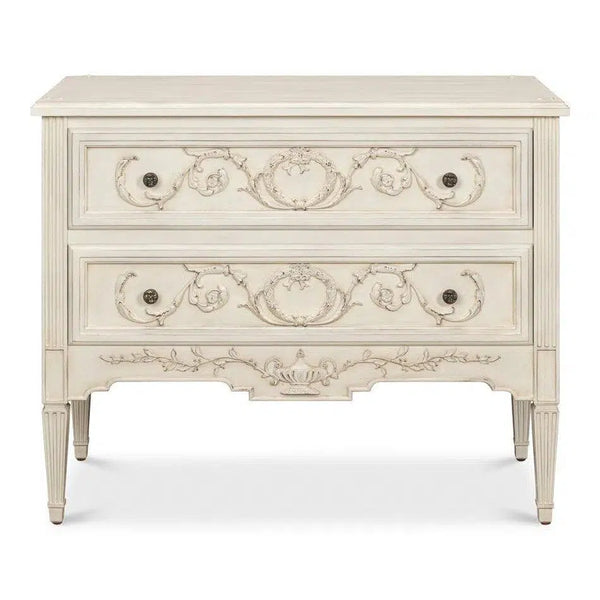 Antoinette Chest Of Two Drawers White