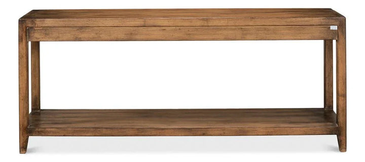 Anton Wooden Rectangular Console Table - LOOMLAN - Sarreid - Console Tables