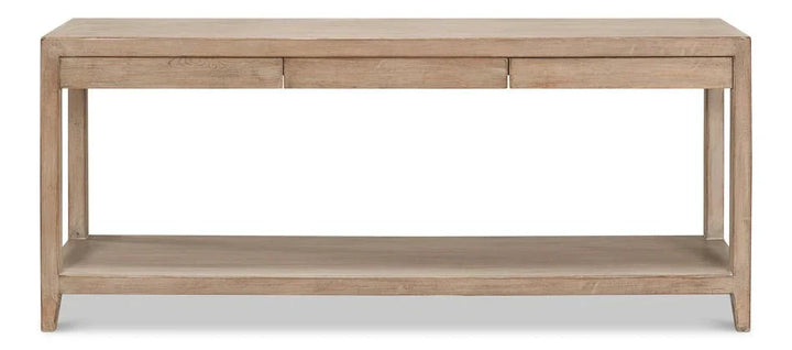 Anton Wooden Rectangular Console Table - LOOMLAN - Sarreid - Console Tables