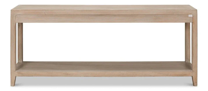 Anton Wooden Rectangular Console Table - LOOMLAN - Sarreid - Console Tables