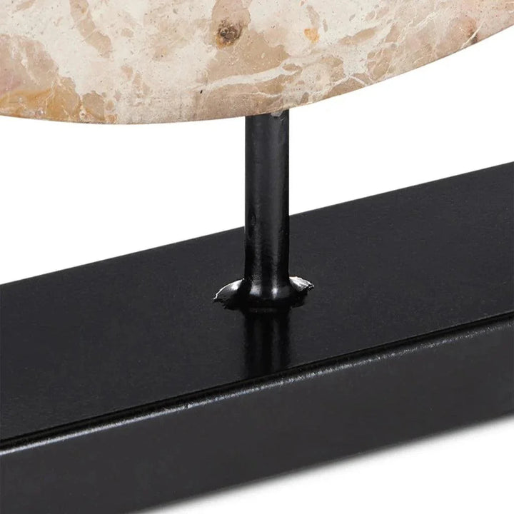 Anu Marble Disc - LOOMLAN - Currey & Co - Statues & Sculptures