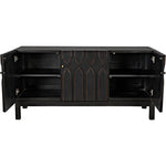 Anubis Black 3 Door Sideboard