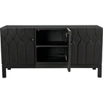 Anubis Black 3 Door Sideboard