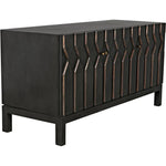 Anubis Black 3 Door Sideboard