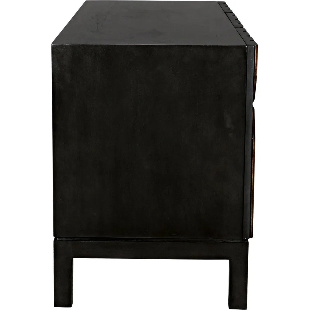 Anubis Black 3 Door Sideboard