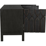 Anubis Black 3 Door Sideboard