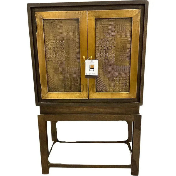 Anvarra Mid Century Home Bar Cabinet On Stand-Home Bar Cabinets-LOOMLAN-LOOMLAN